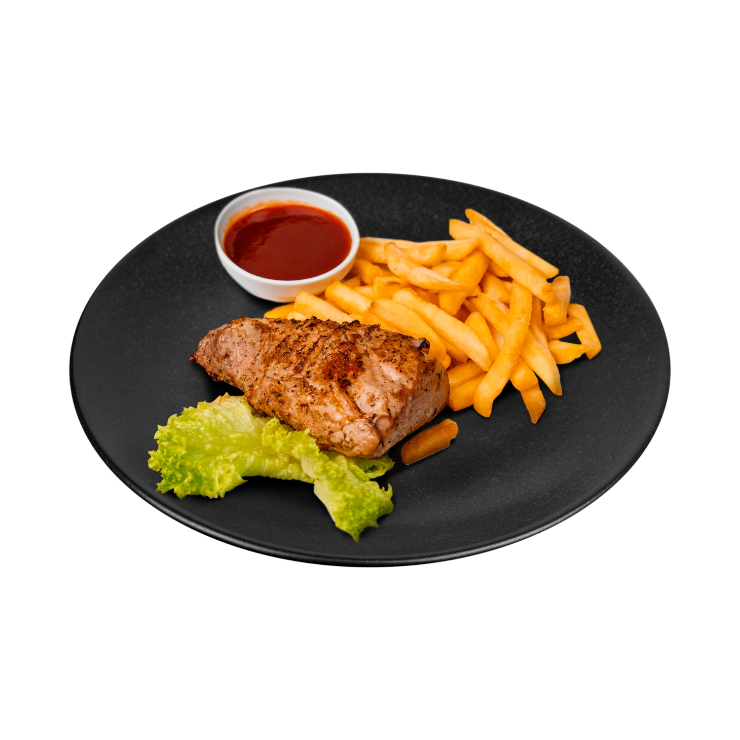 Стейк зі свинної вирізки