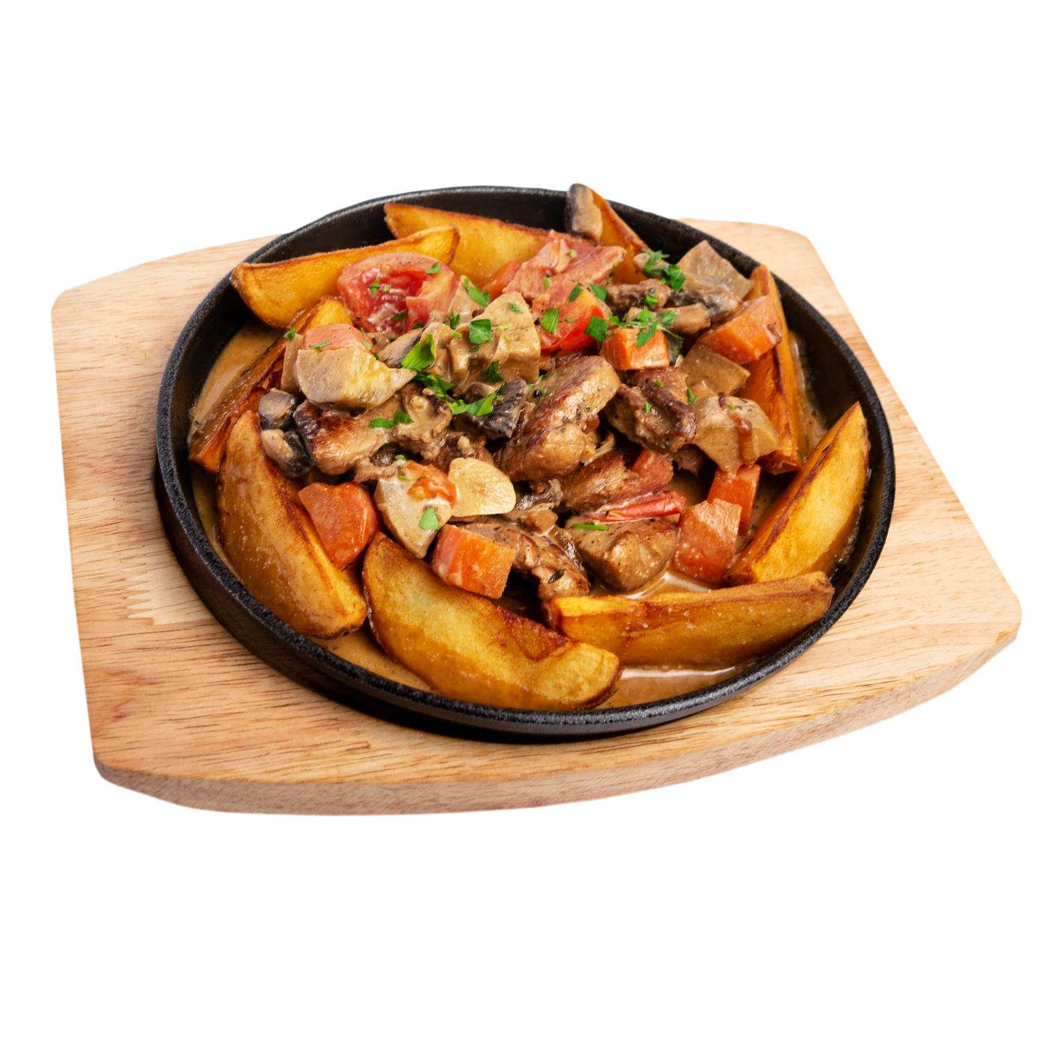 Гаряча сковорідка зі свининою